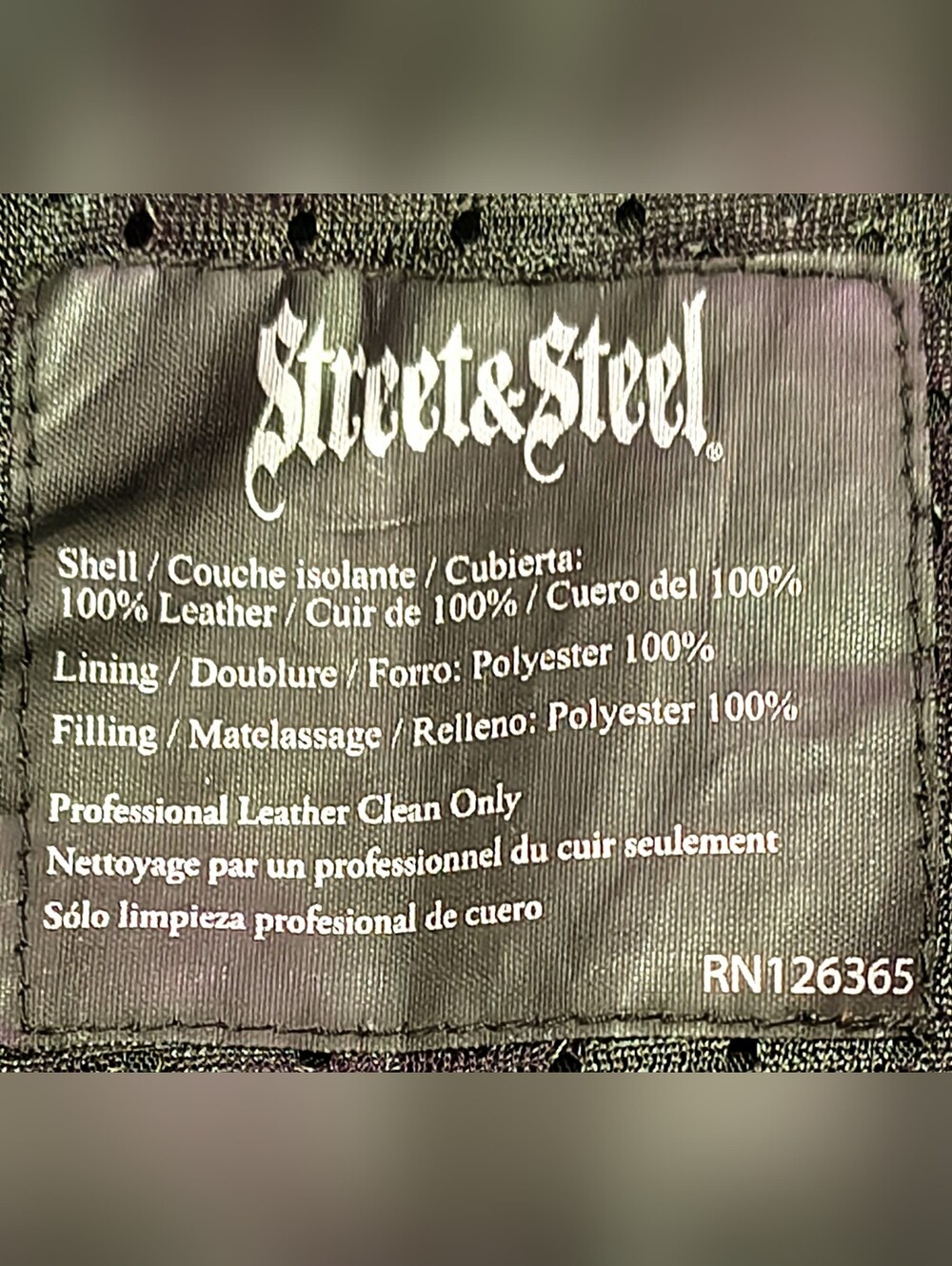 VINTAGE** (2010 Early Edition) "Street & Steel" genuine leather riding jacket .. - Picture 9 of 15